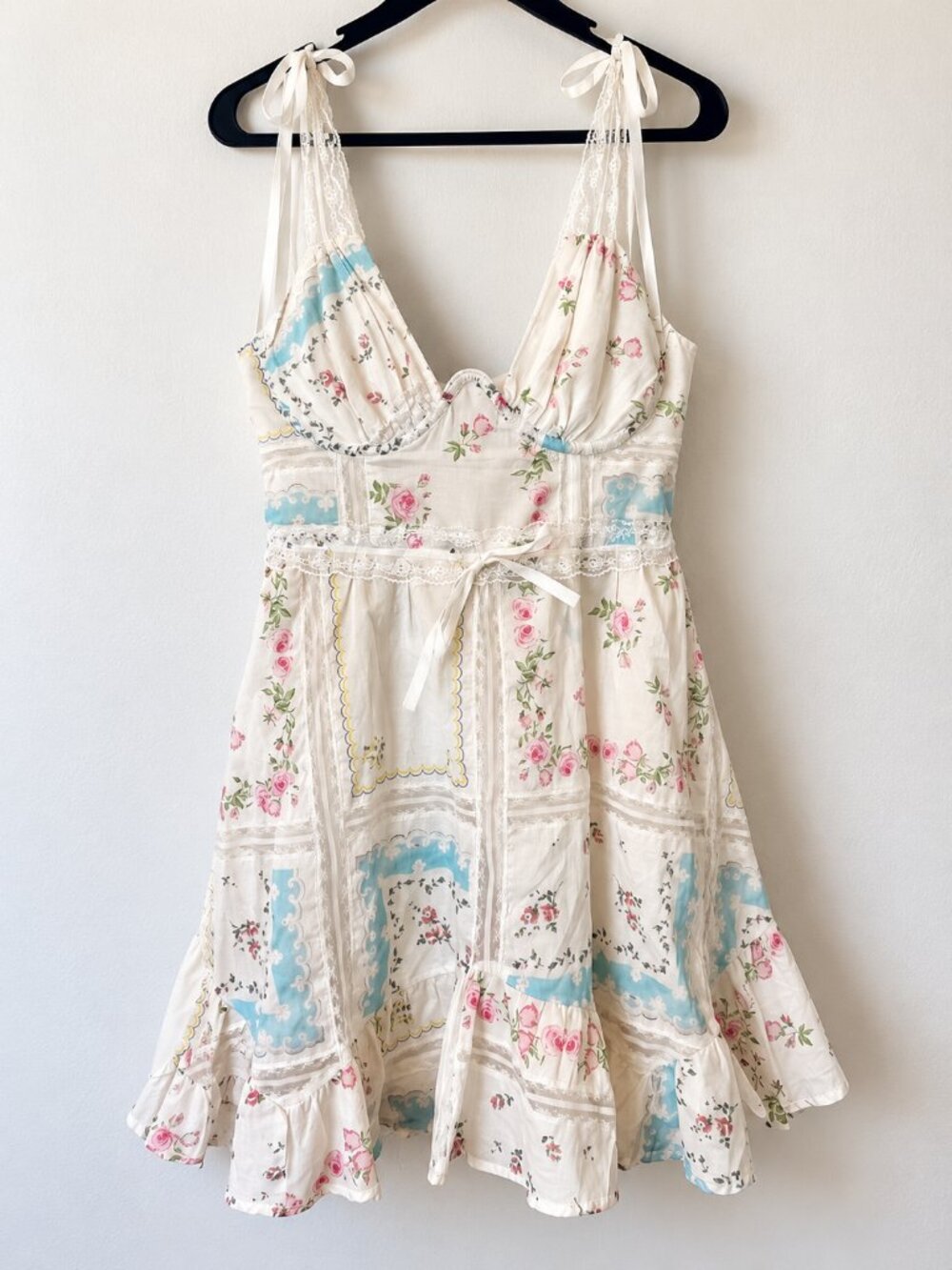 For Love & Lemons Floral Lace Cottagecore Dress Size Small